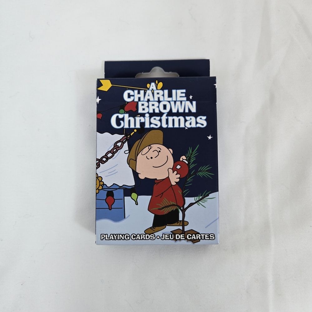 Aquarius Charlie Brown Christmas Peanuts 52 Deck Playing‎ Cards NEW Collectible
